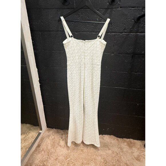 Nadine Merabi Hailey White Jumpsuit Size S/M - Picture 8 of 9